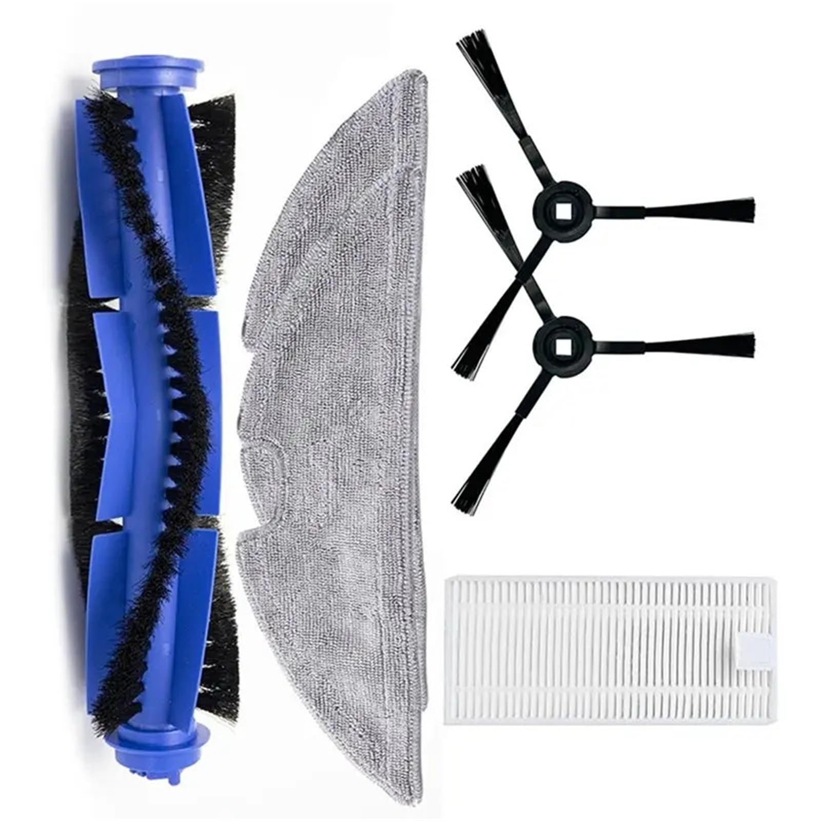 Compatible For Airrobo，T9 / Compatible For Eufy，L35+ Floor Robot Vacuum Cleaner Main Brush Side Brush Set Replacement Parts