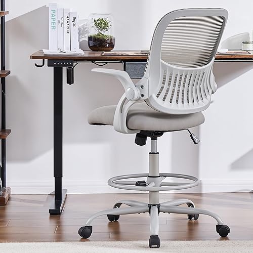 Silla de dibujo, silla de oficina alta, silla de escritorio de pie, silla de escritorio alta, silla de oficina alta, sillas de oficina ergonómicas