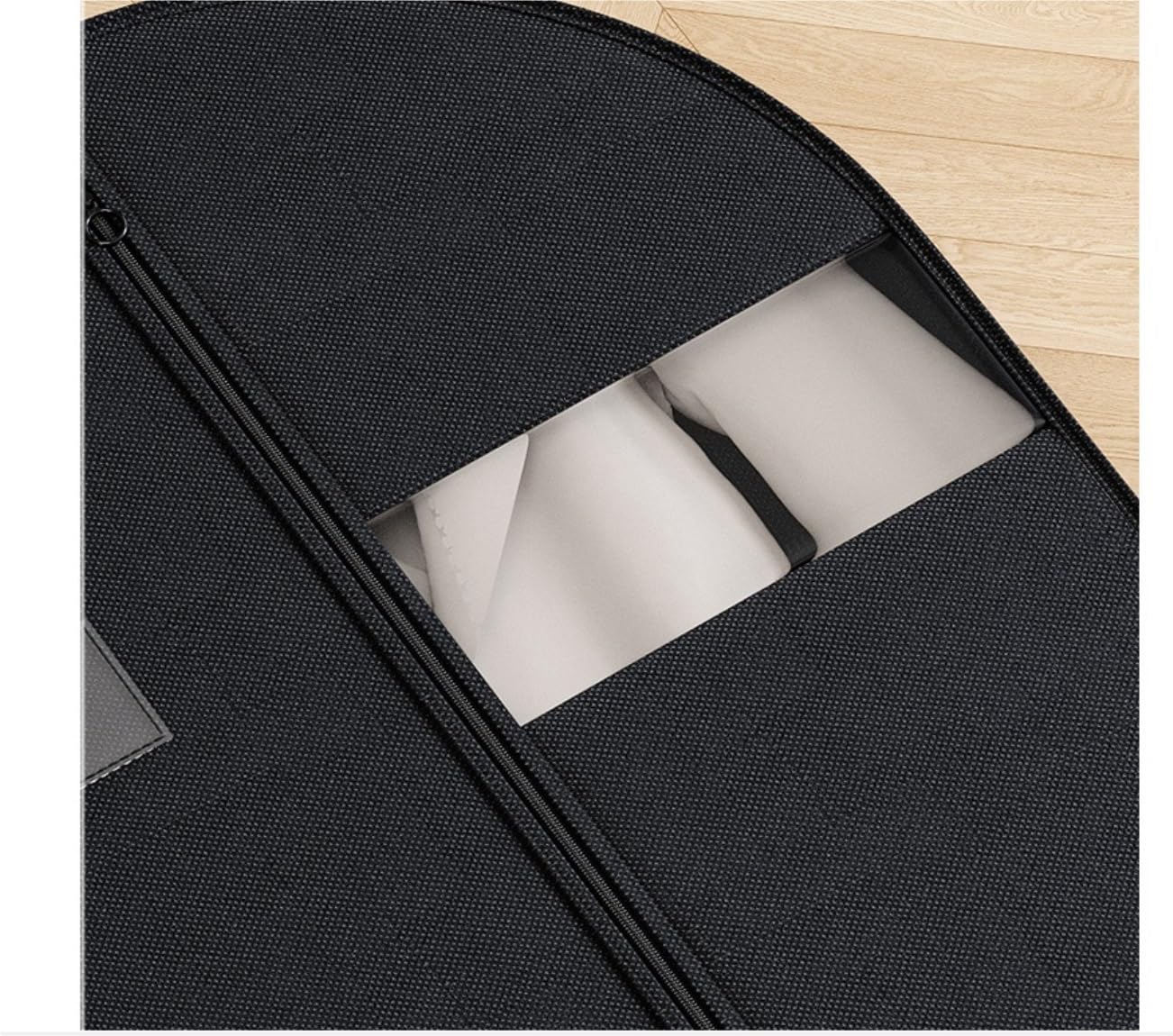 Fundas Ropa Funda Traje Bolsas De Ropa con 2 Bolsillos Y Cremallera, Fundas De Ropa De Viaje para Colgar Ropa, Almacenamiento En Armario, 5 Uds. Bolsas para Guardar Ropa(152 * 66 * 12.7cm)