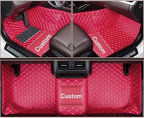 Miniatura 5 de Alfombrillas de coche compatibles con Volkswagen antideslizante de cuero resistente al desgaste