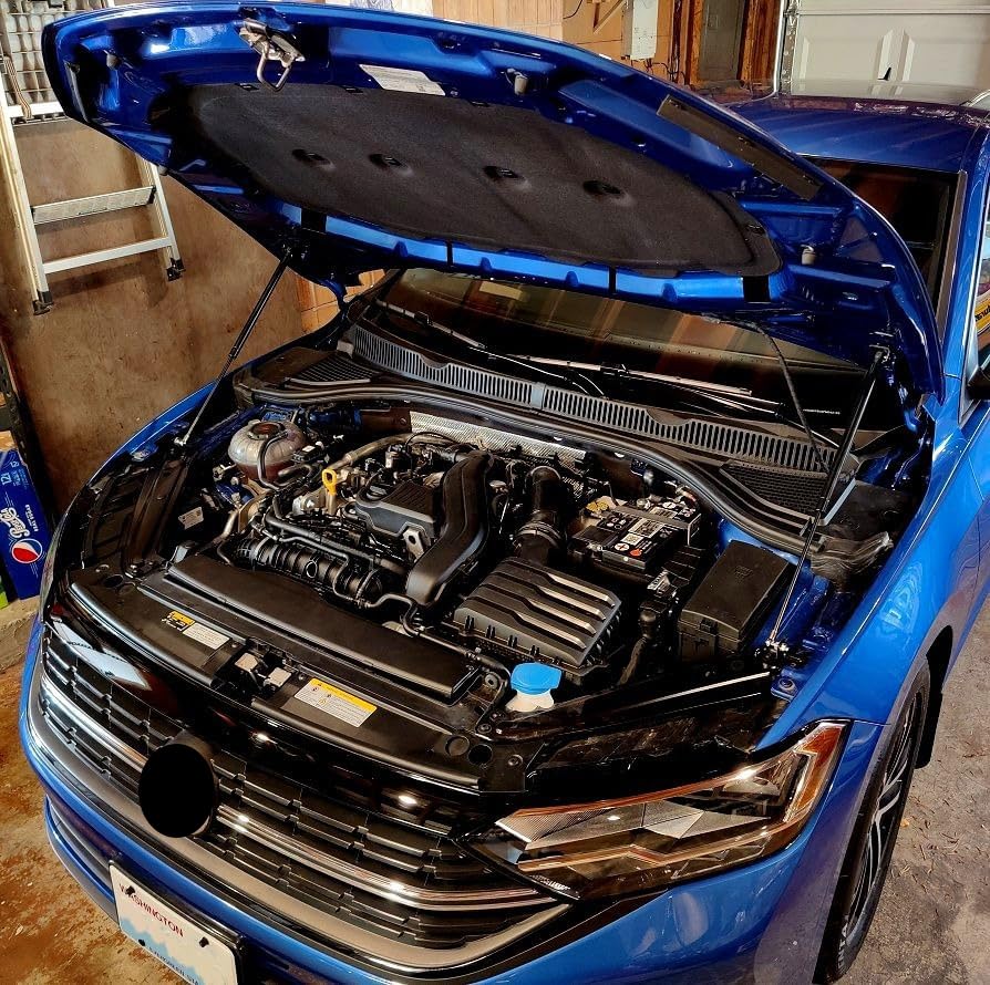 Miniatura 7 de HIGH FLYING Para Volkswagen Jetta MK7 2019 2020 2021 2022, accesorios de coche para capó delantero, amortiguadores, resortes de gas de acero