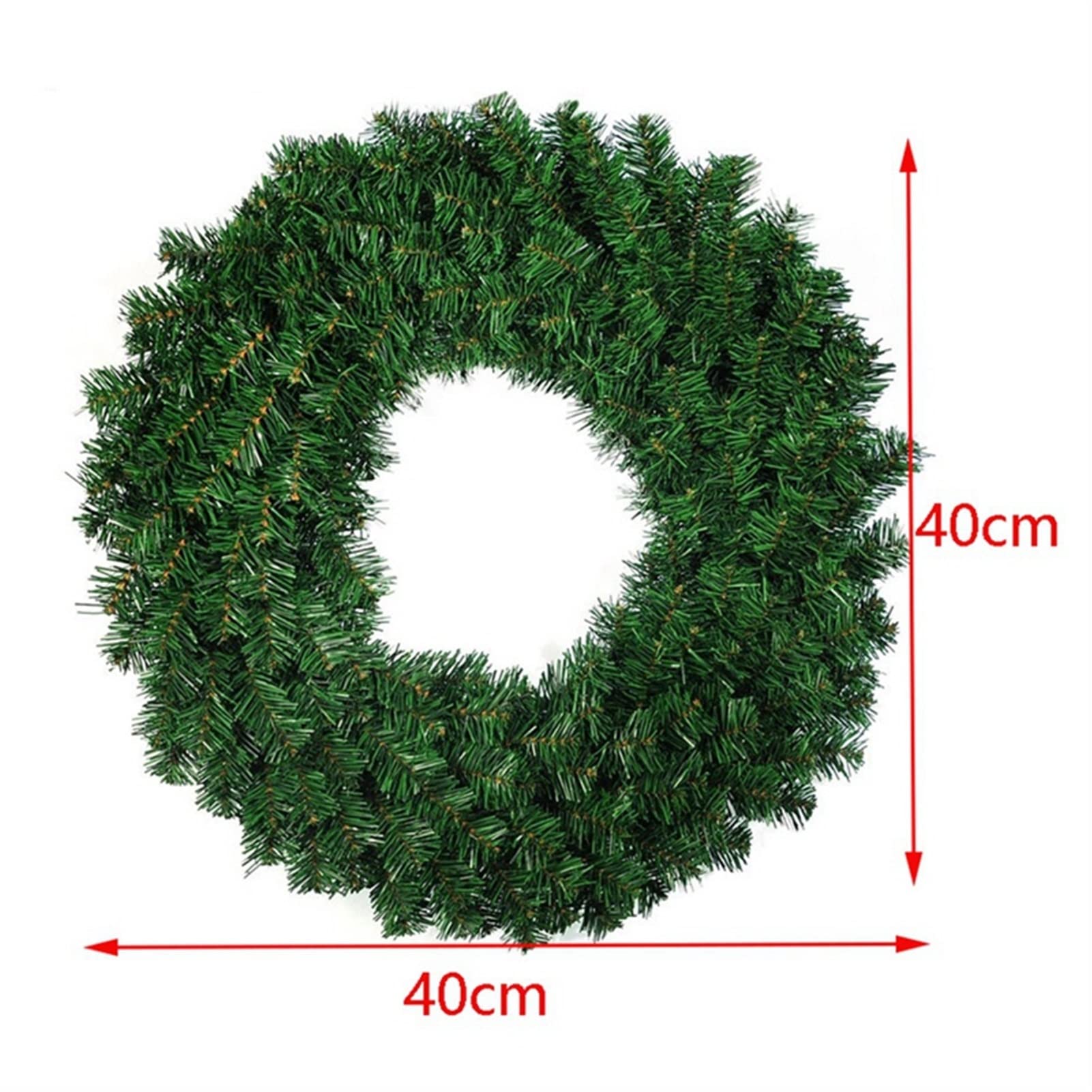 CAREG 1 unids Guirnalda de Pino Artificial Verde Compatible con la Ventana de la Ventana de la Puerta de la Puerta de la Puerta de la Puerta decoración de la Navidad Durable