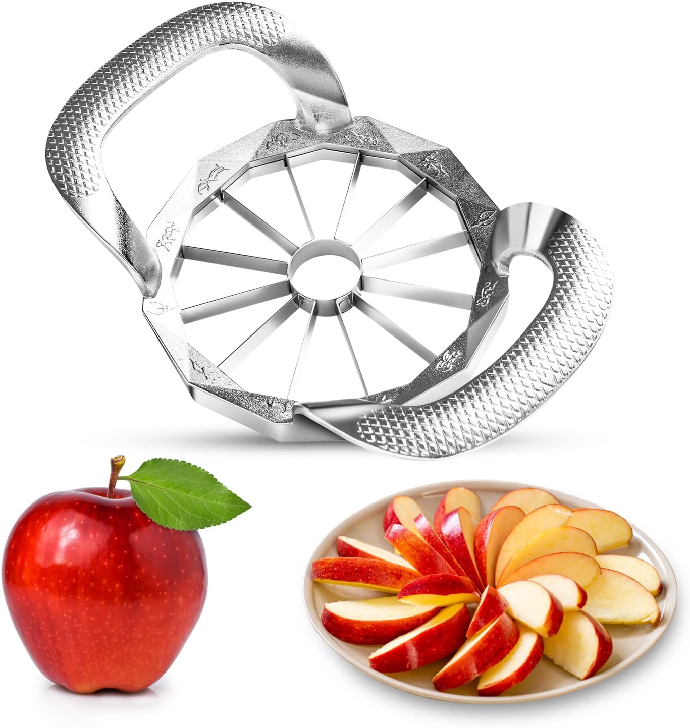 Apple Slicer 12 Slices, Upgraded Version 12Blade Extra large Apple