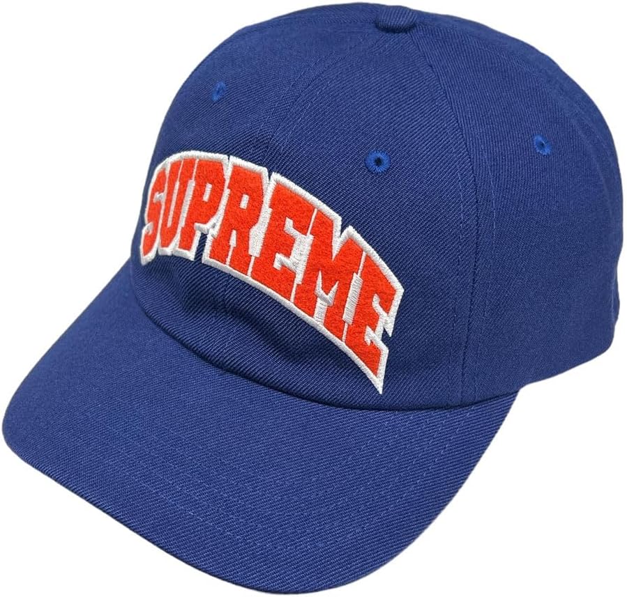 Amazon | [シュプリーム] Felt Arc 6-Panel キャップ NAVY | キャップ 通販