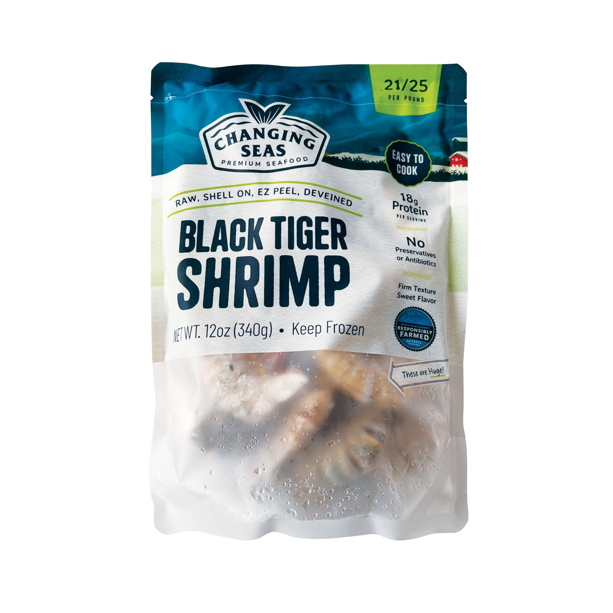 shrimpさん専用です！ Shrimp Black Tiger Ez 21/25 Frozen, 12 Ounce | Grocery Pickup