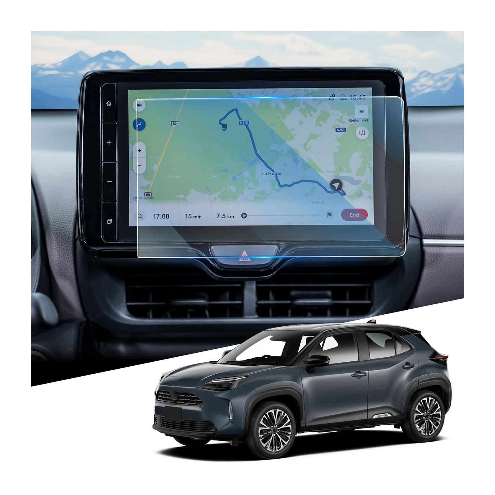 WEIPIN 2 películas protectoras Nano de 12,3" para Nissan Qashqai J12/X-Trail T33 e-POWER 2023 2024 2025 2026, película protectora Nano para Nissan Connect con antihuellas — view 15
