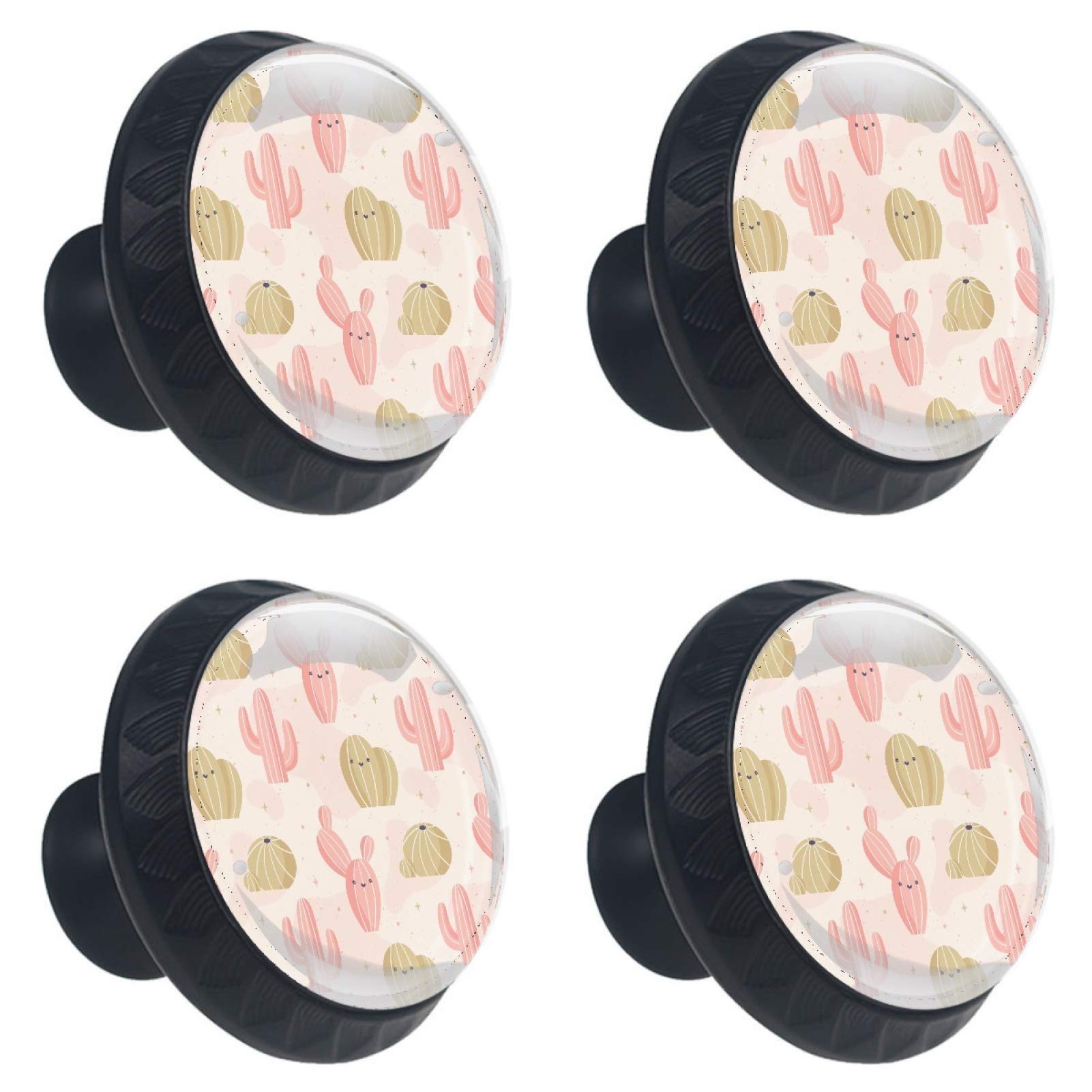 Boutons de meuble rose cactus pour transformer vos tiroirs