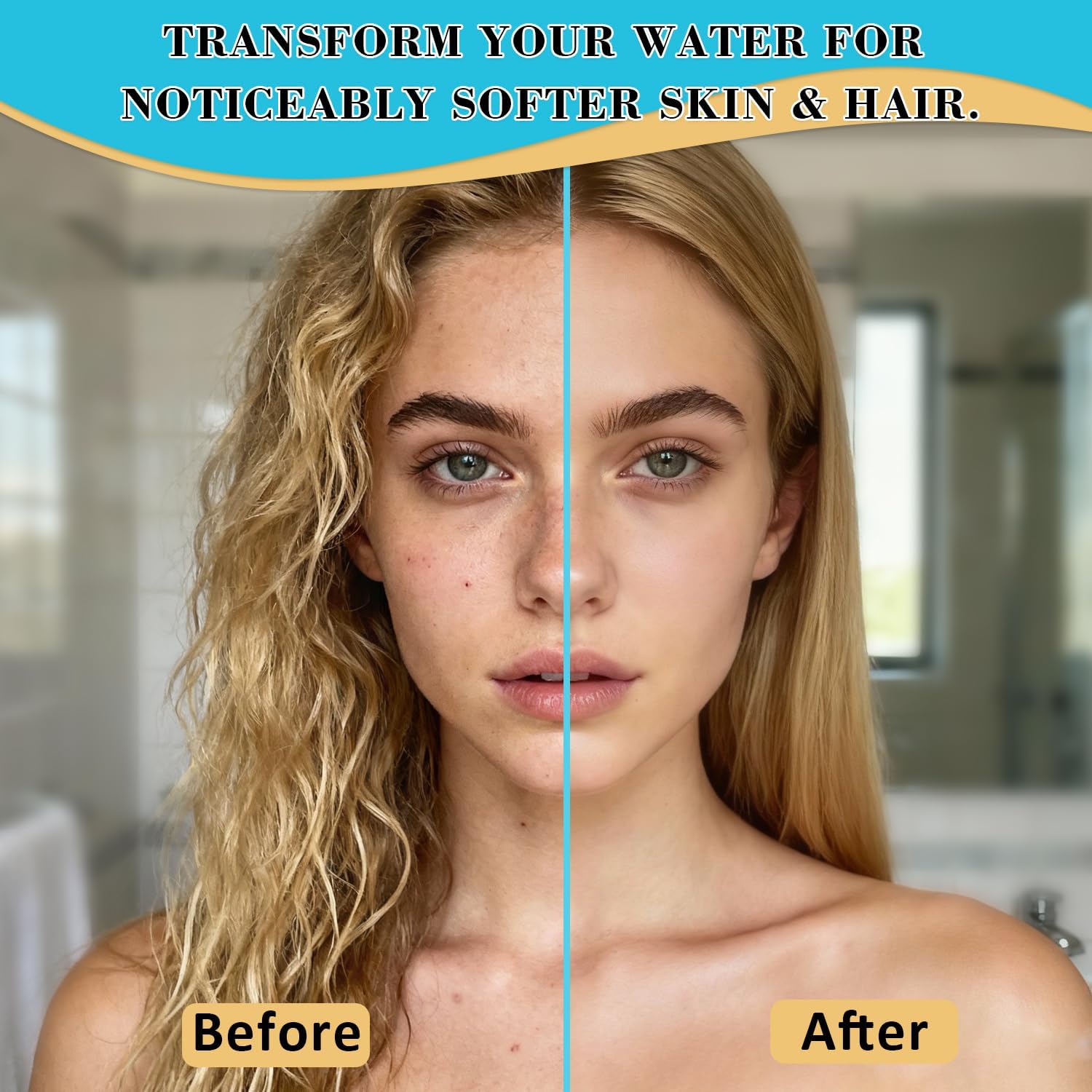 Filtered Shower Head Set with 2 Cartridges - Tested to NSF 177 Standards - High Pressure Hard Water Filter for Hair Loss & Dry Skin - Removes Chlorine - Premium Spa Showerhead