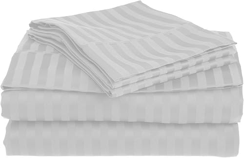 Miniatura 8 de Juego de sábanas divididas de 5 piezas, 800 hilos, 100% algodón de fibra larga, sábanas divididas tamaño Queen para camas ajustables, se adapta a