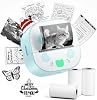 Yowell Print Pods Mini Printer, D21 Sticker Printer with 3 Rolls Thermal Sticker Paper, Sticker Maker Machine for Study Notes, Memo, To Do List, labels, DIY, Scrapbook, Birthday