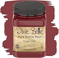 Vista 270 de Dixie Belle Paint Company - Pintura con acabado de tiza para muebles, color blanco lino (Drop Cloth), 8 fl oz, pintura mineral color blanco lino mate
