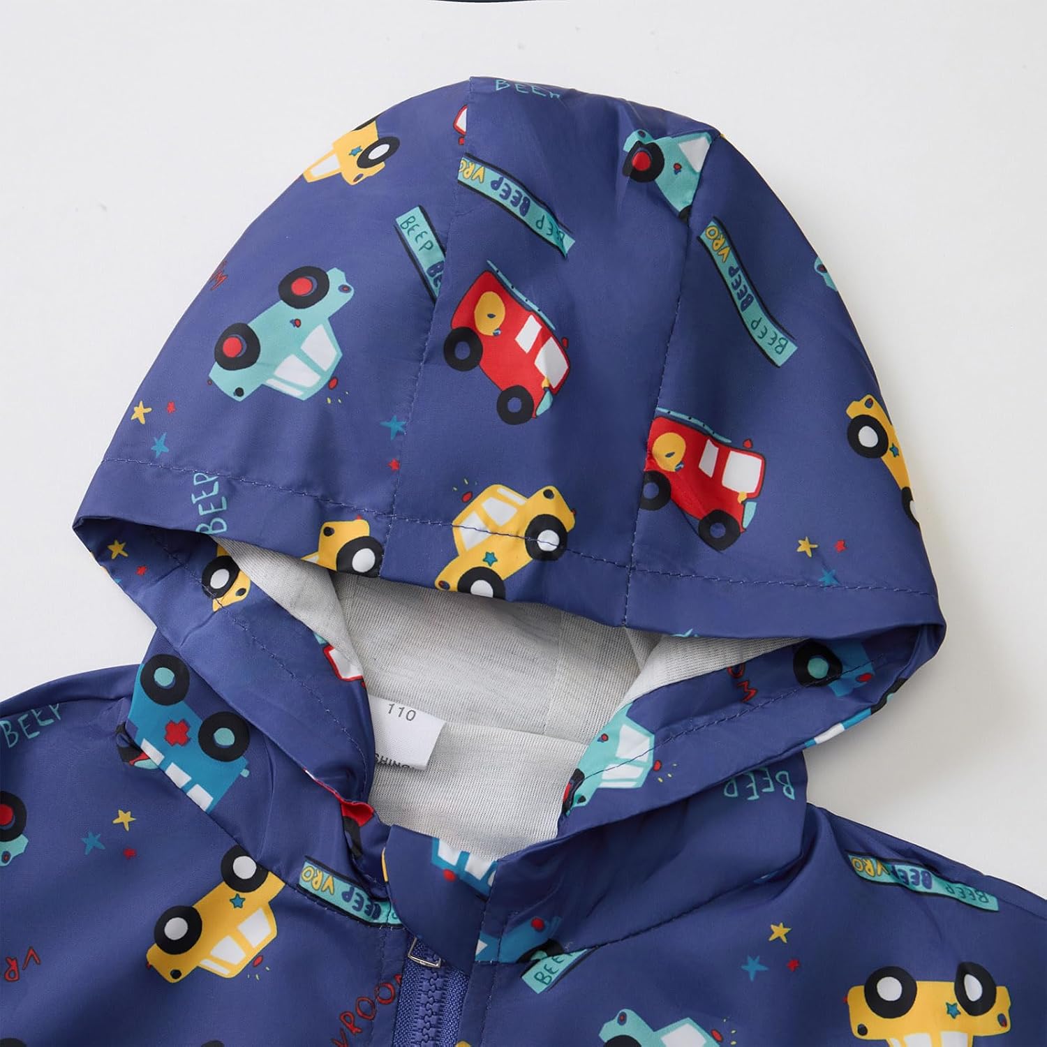 FYMNSI Toddler Baby Boys Girls Hooded Jacket Windbreaker Lightweight Dinosaur Print Coat Autumn Long Sleeve Windproof Outwear - Image 5