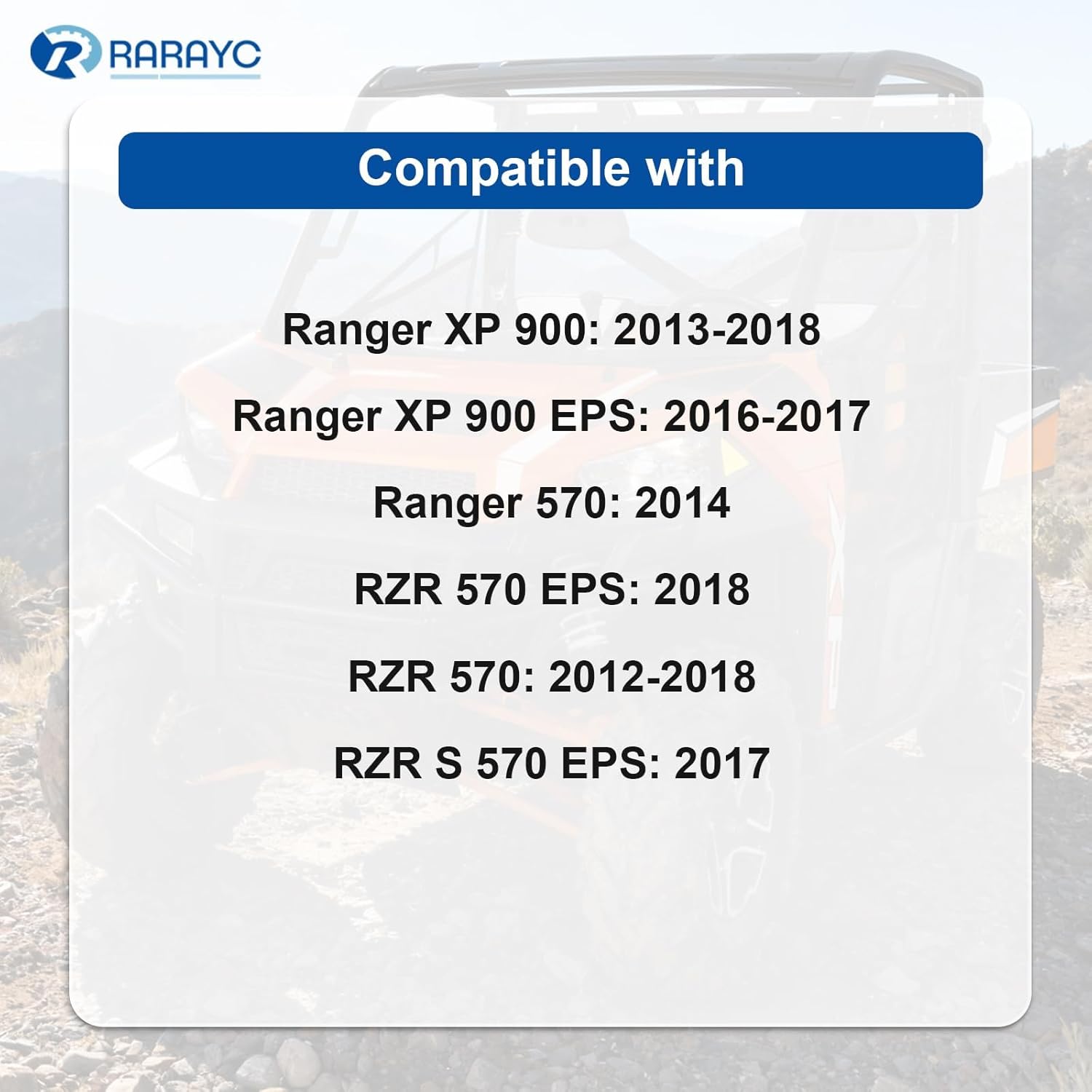 ATV Spark Plug Air/Oil Filter Kit Compatible wiht Polaris Ranger XP 900 、RZR 570 2012-2018 Replaces 2540086