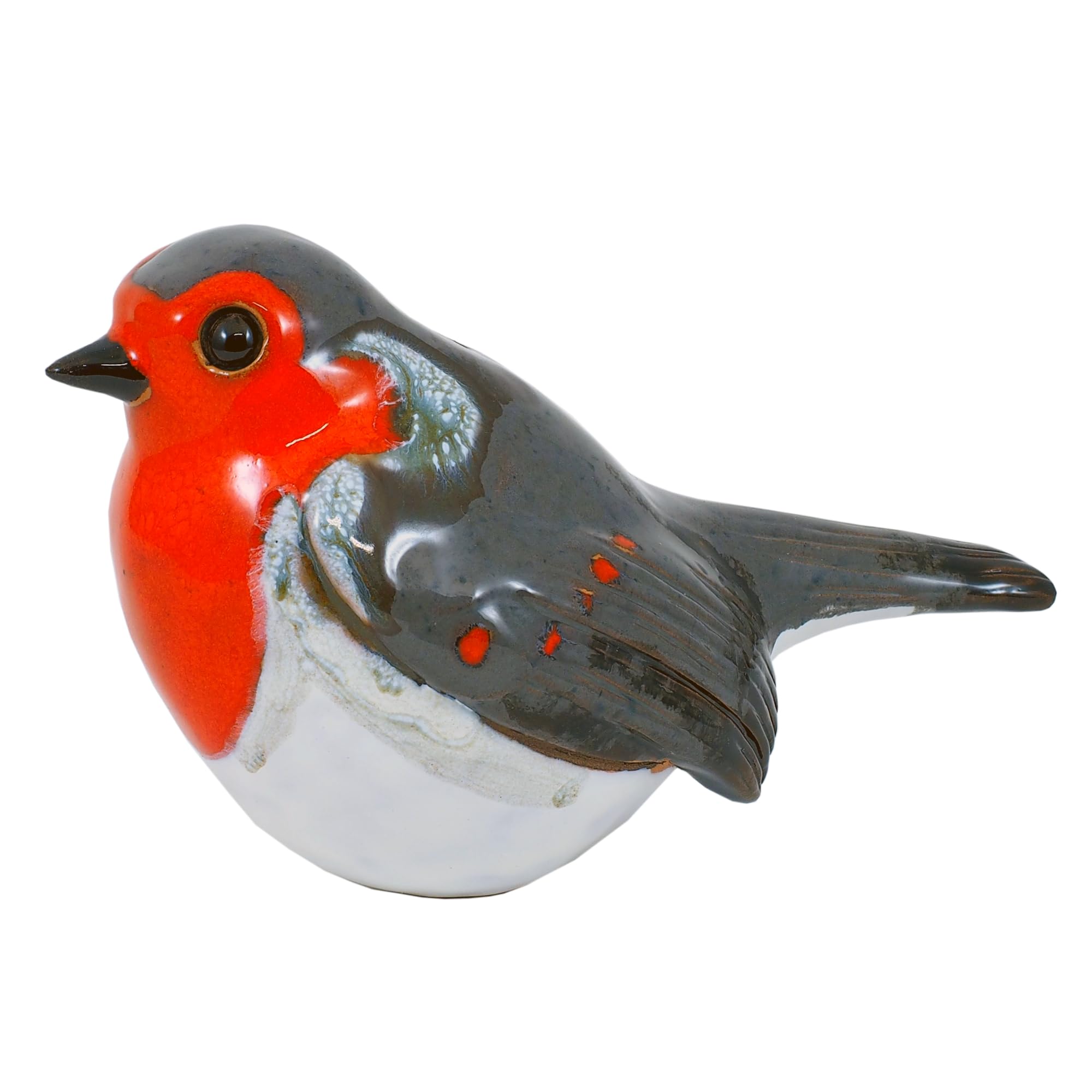 Decoration Jardin Exterieur Statue en Céramique - Deco Extérieur - Figurines pour Jardin - Faite à la Main, Résistant au Gel, Cadeau Unique pour Les jardiniers