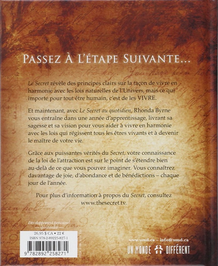 Le Secret au quotidien