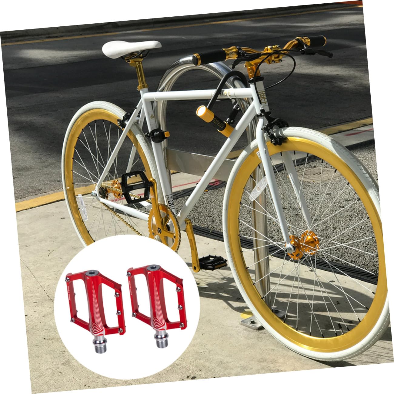 Pedales de Bicicleta 2 Piezas de Aleación de Aluminio CNC