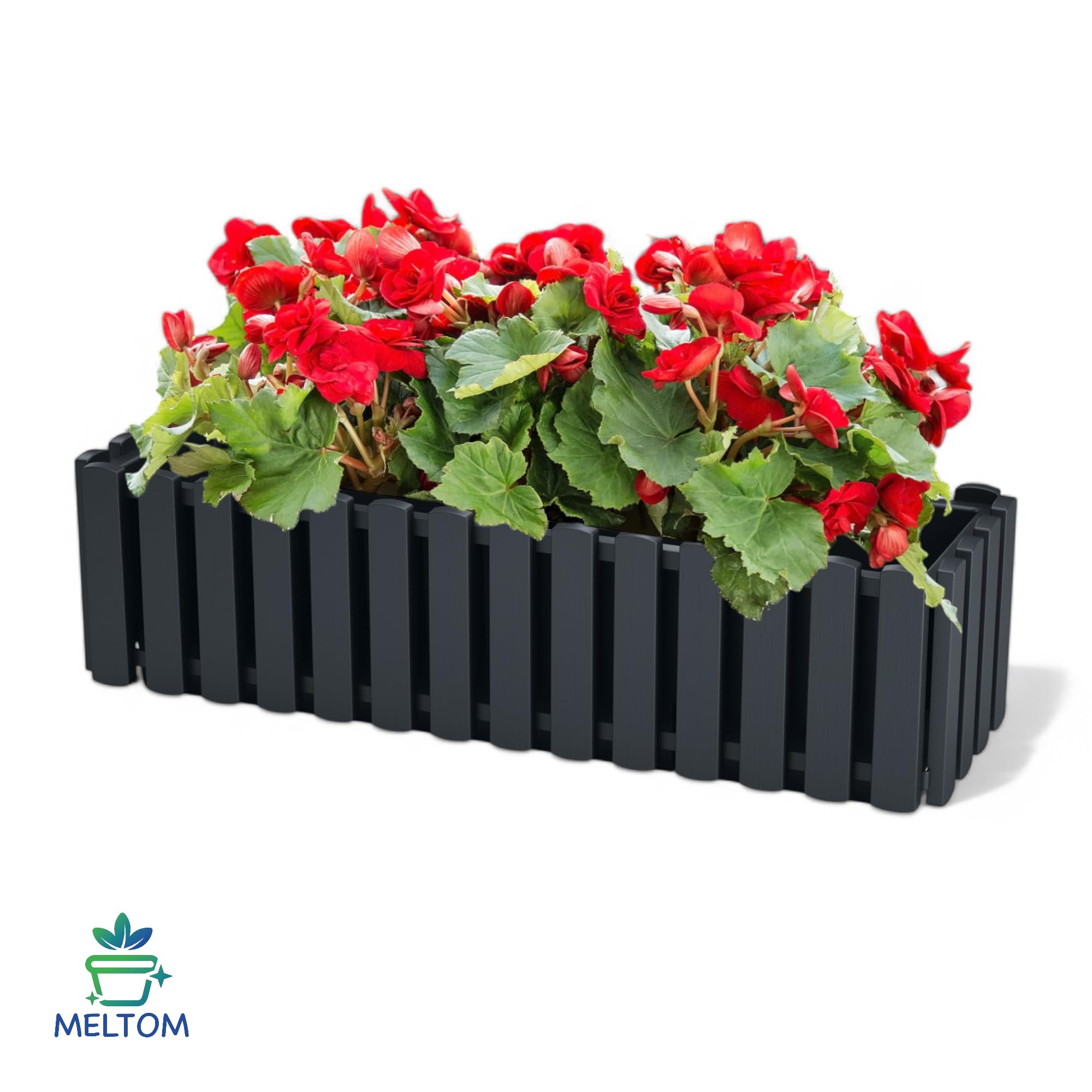 Fioriera Separé Con Grigliato Cm 80 Per Esterno Colore Bianco In Plastica - Foto 4