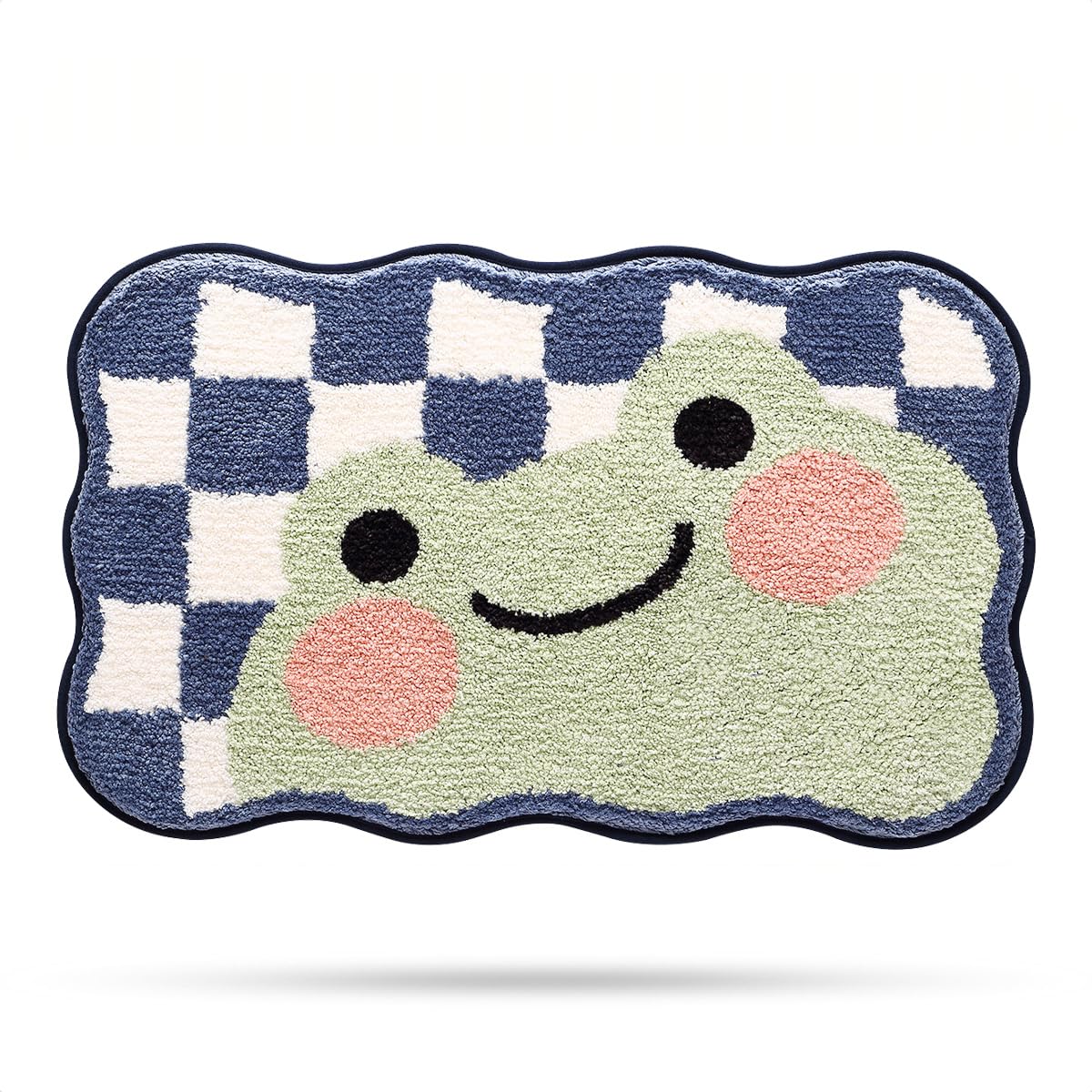 Molesun Frog Bathroom Rug Mat, Extra Soft Absorbent Bath Rug, Non-Slip Comfortable Bath Mat, Animal Carpet for Tub, Shower, Bath Room, Machine Wash