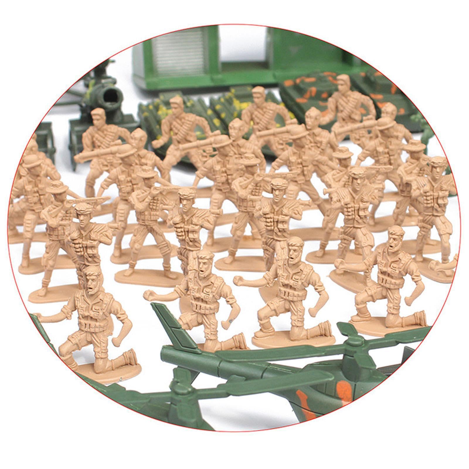 Soldados Playset Hombres Figuras de acción Playset Que Proporciona diversión Familiar Atractiva con Modelos realistas y Opciones de Juego