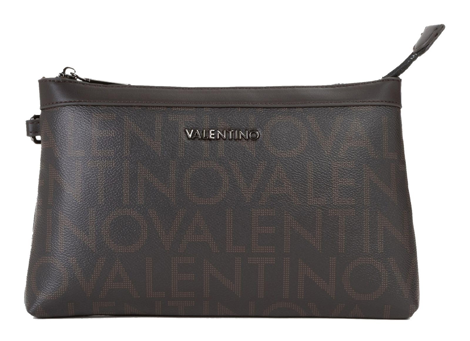 Valentino borsa per utensili King Soft Cosmetic Case Moro/Naturale marrone scuro