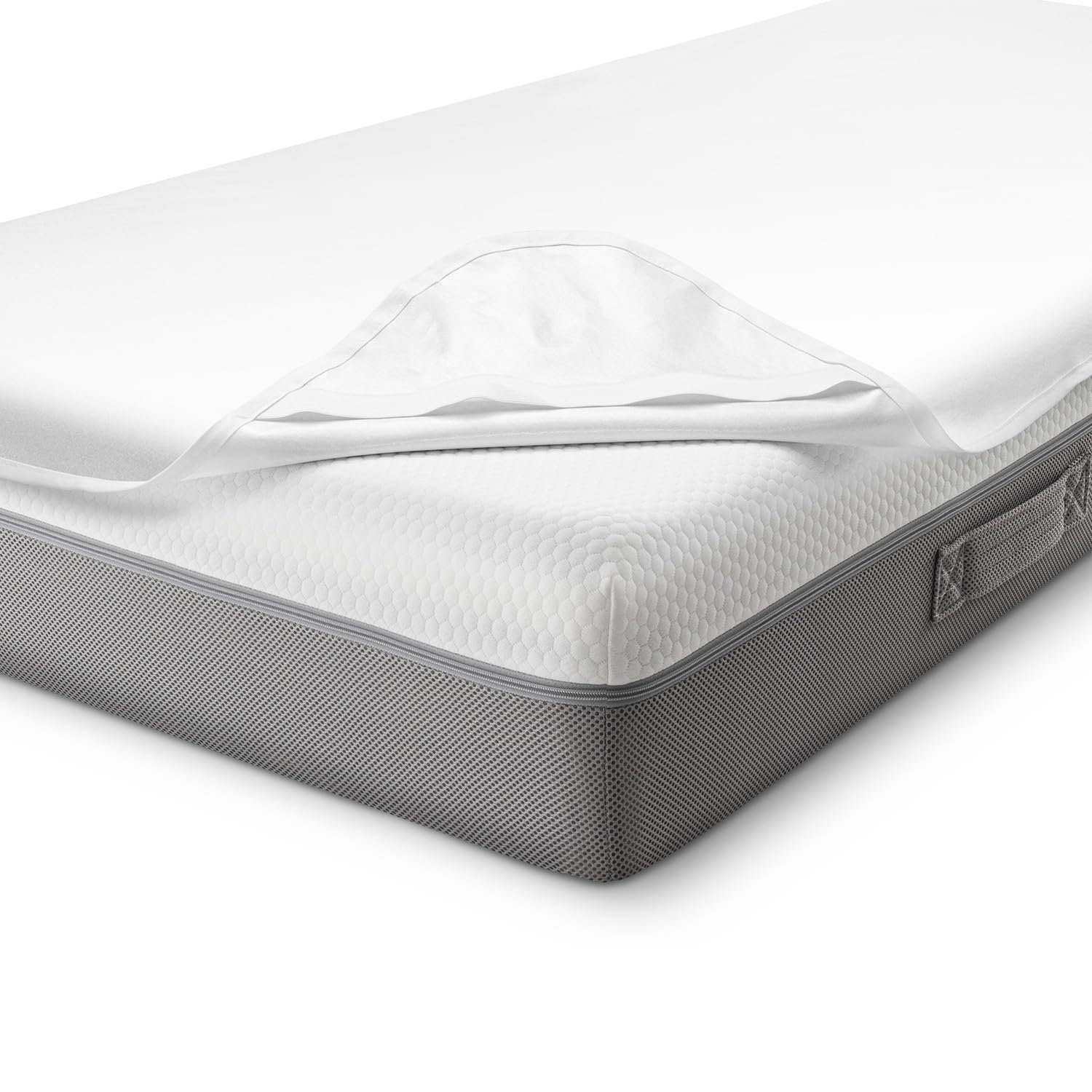 Vital - Protector de colchón impermeable (160 x 200 cm, cierre fijo, lavable, protección contra la humedad, antideslizante para niños y camas preescolares