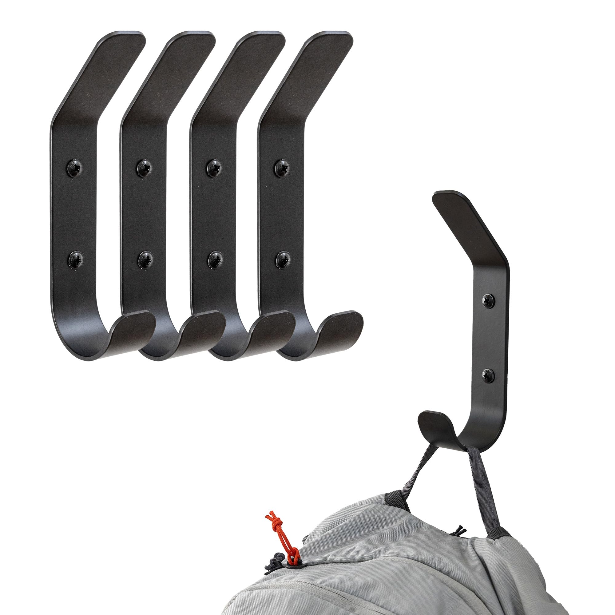 Perchero De Pared Plegable Y Extensible - Pack De 4, Autoadhesivo, Sin Taladro, Ideal Para Apartamentos