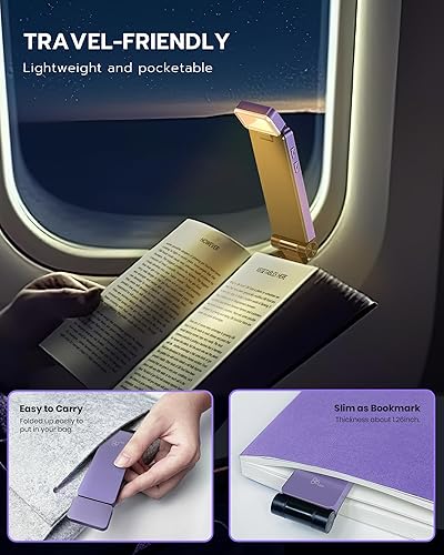 Miniatura 6 de 86lux OK08 Libro azul claro y morado (paquete de 2)