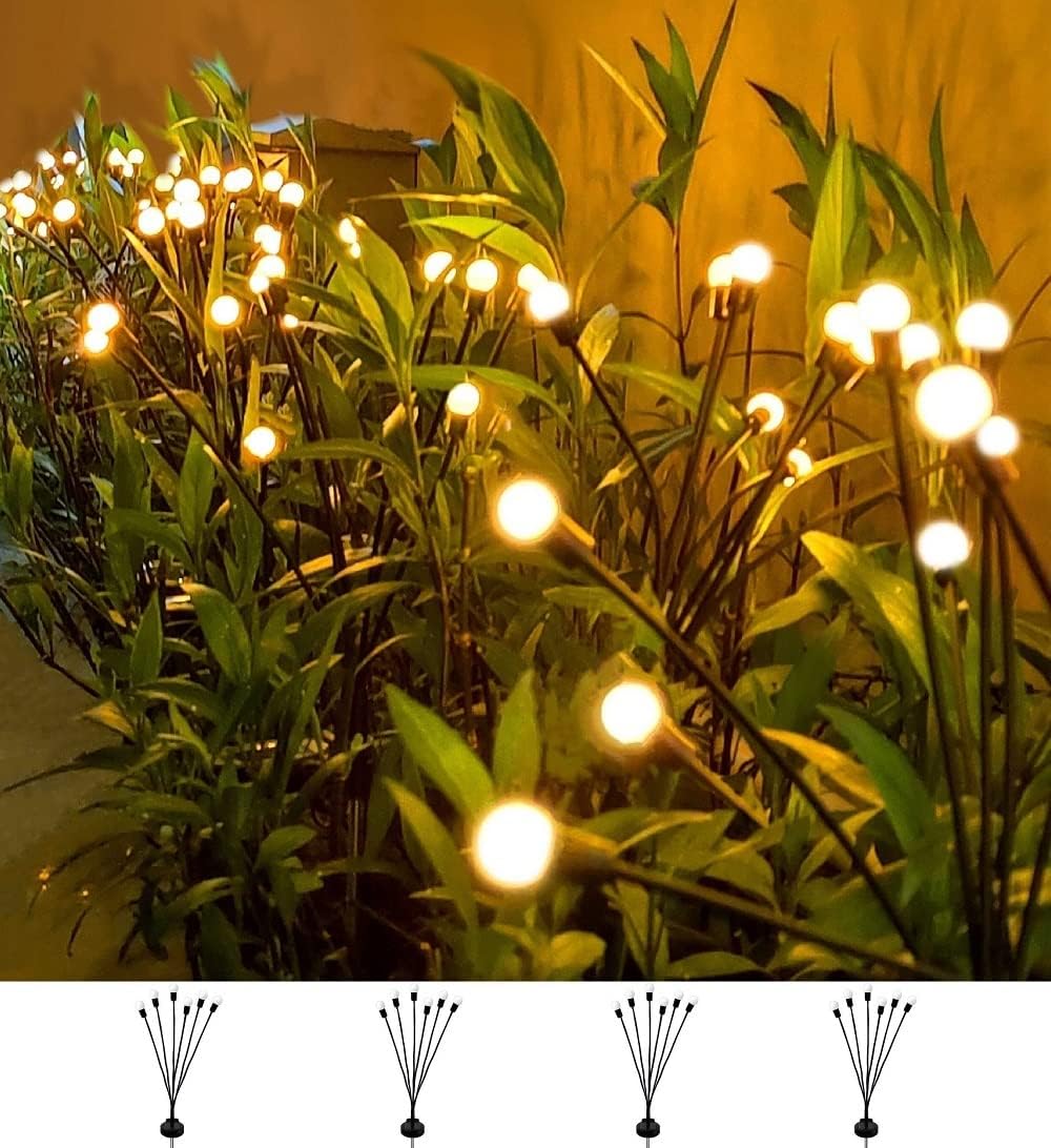 Solar Garden Lights, 4Count