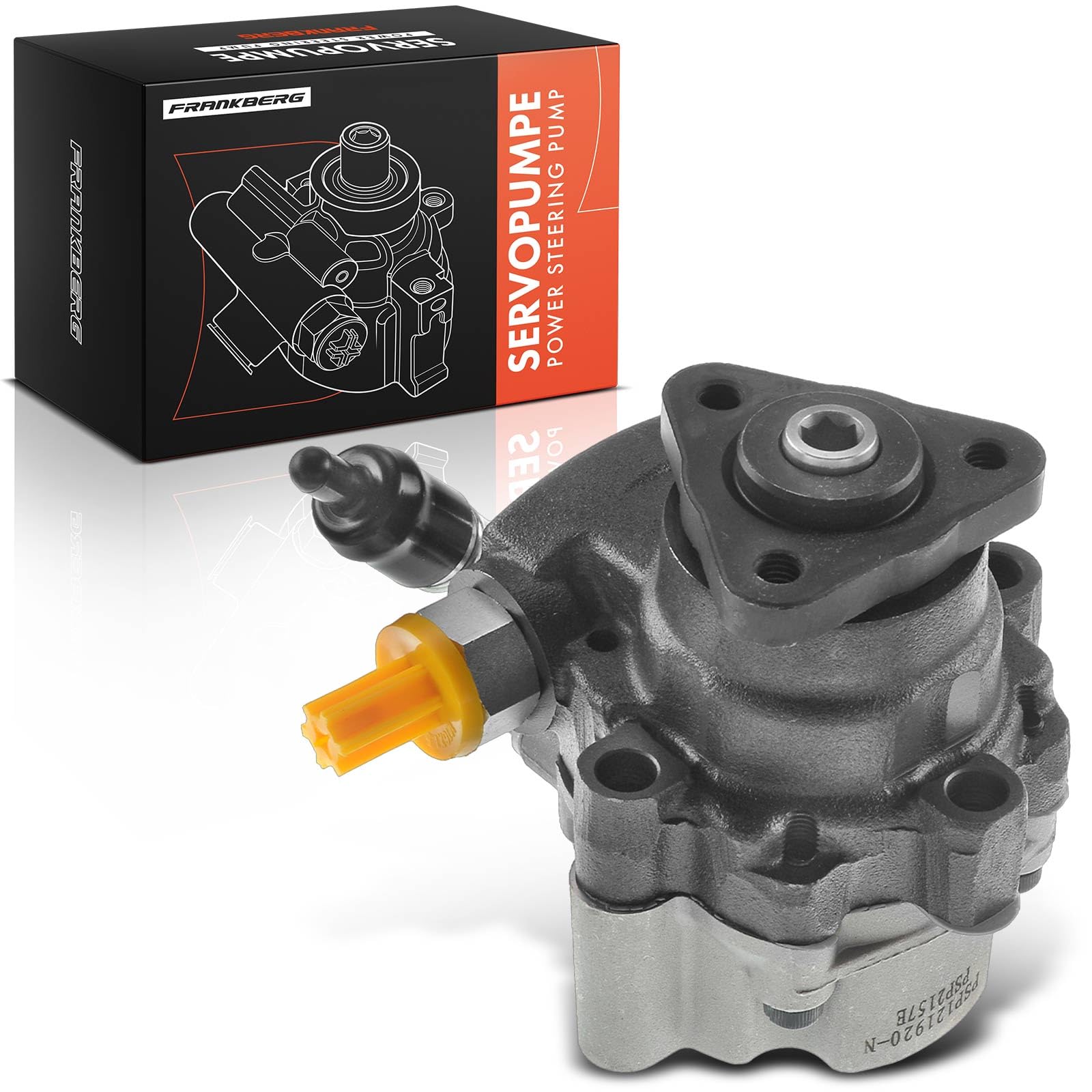 Frankberg Pompe Hydraulique Direction sans poulie Compatible avec Defender LD L316 2.5L 1994-1999 Discovery I LJ 2.5L 1994-1998 Diesel Remplacer# ANR2157