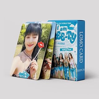 (GI)-DLE Lomo Card 55 PCS I am freety New Album Post cards photocards for Daughter Fans Gift