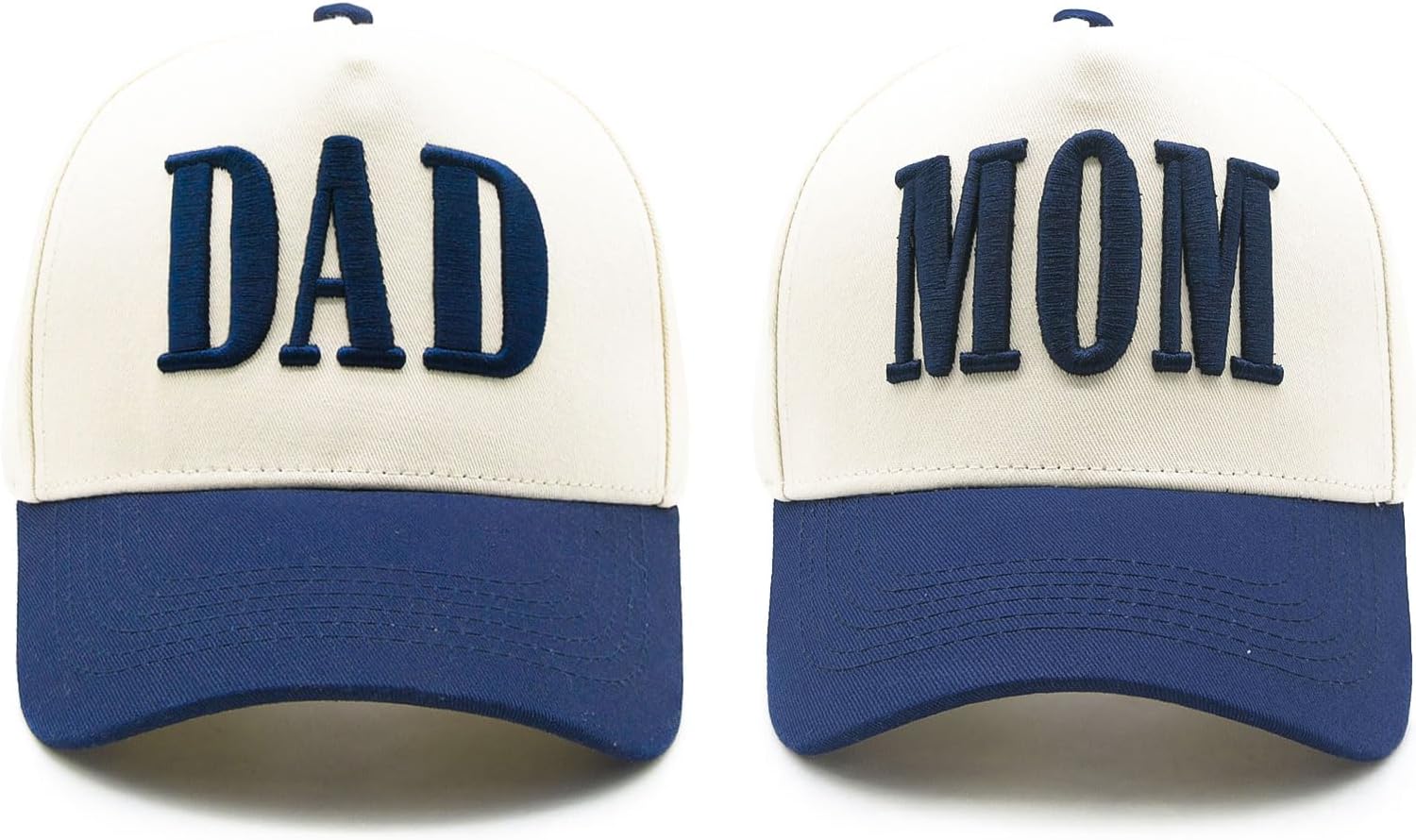 Mom and Dad Hats, Embroidered Trucker hat for Men Women, Trendy Baseball Cap New Parents Gifts for Couples