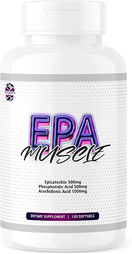 Wellsports (120 Softgels) - EPA Muscle | Phosphatidic acid | Epicatechin | Arachidonic Acid
