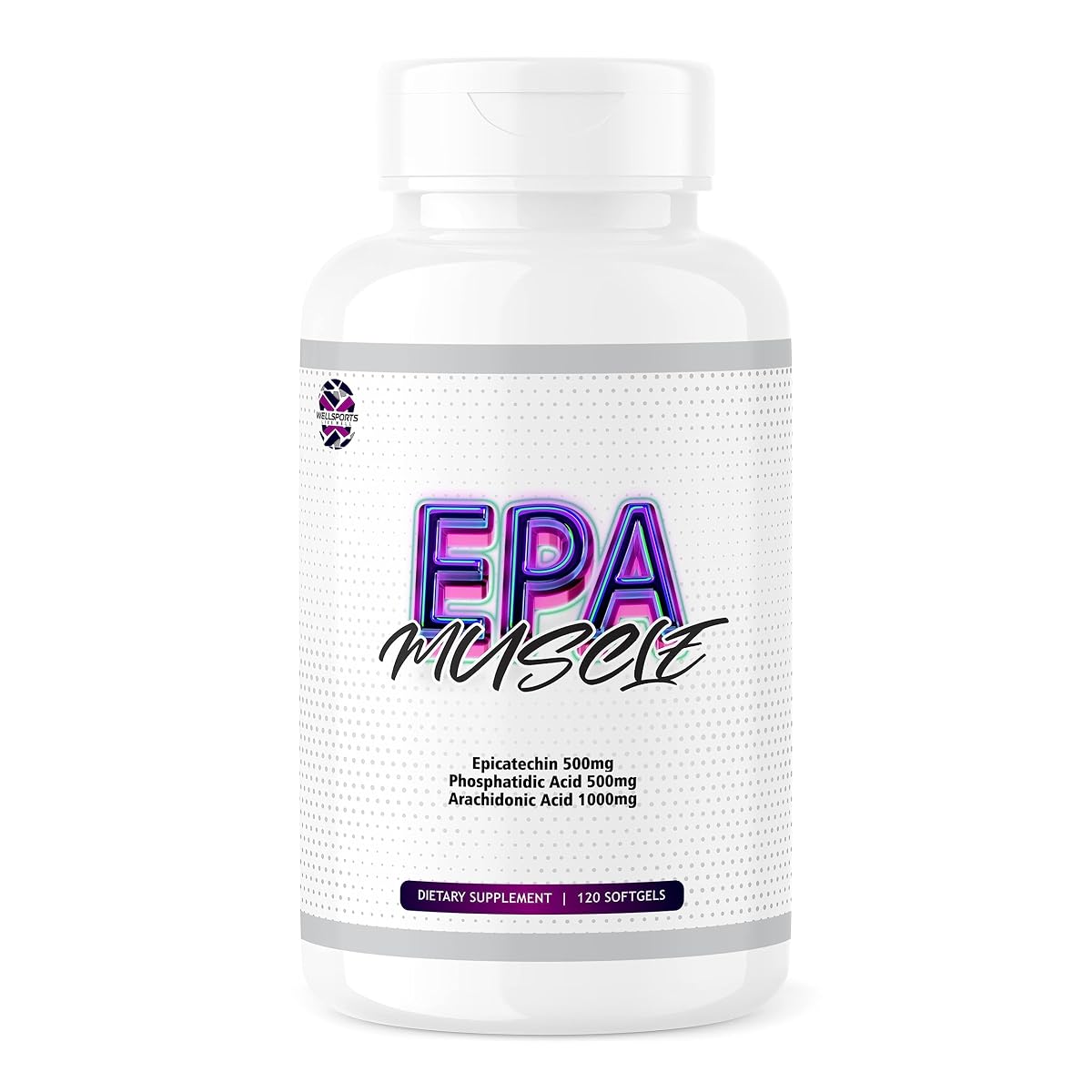 Wellsports (120 Softgels) - EPA Muscle | Phosphatidic acid | Epicatechin |