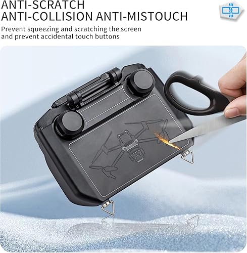 Miniatura 4 de Mavic 3 Pro 2 en 1 RC Pro Controller Sun Hood, RC Joysticks Protector de pantalla Parasol para DJI Mavic 3 Pro/DJI Mini 3 Pro/DJI Air 2S RC Pro