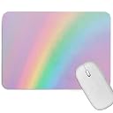 Artich Designer Gaming Mouse Pad for Office Laptop/Computer with Super Soft Non-Slip Rubber Base and Lycra Cloth Surface for Silky Touch Rectangle Marble (A Rainbow) gallery image