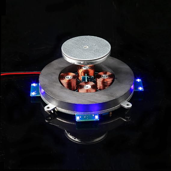 Magnetic Levitation Module DIY Core Kit with LED Lamp Max Load-Bearing 500G Platform for Magnetic Levitation Machine