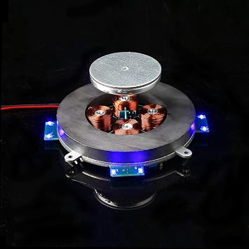 Magnetic Levitation Module DIY Core Kit with LED Lamp Max Load-Bearing 500G Platform for Magnetic Levitation Machine