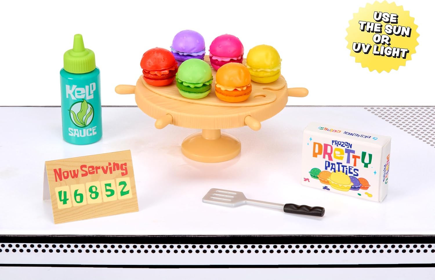 MGA's Miniverse Make It Mini Spongebob Squarepants (2 Pack), Mini Collectibles - Blind Pack, DIY, Resin, Replica Food, Not Edible, Novelty, Gift, 8+