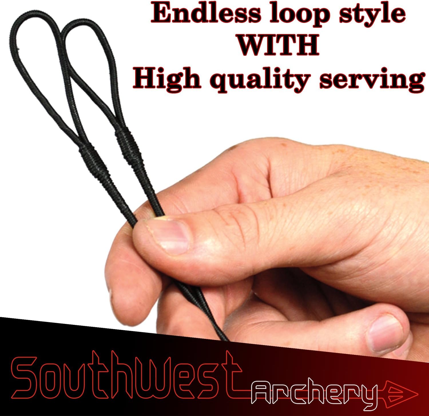 Replacement Archery Bowstring for Traditional Recurve Bows - Available in AMO Lengths from 44"-68" in 12, 14, 16 Strand - Made from Black Dacron B-55 Material : Sports & Outdoors