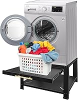 Vista 1 de Royxen Pedestales para Lavadora y Secadora Pedestal de Lavandería de Metal Resistente 29", Pedestal para Lavadora y Secadora Tornillos Extra Grandes