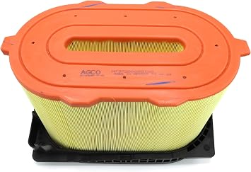 OEM Inner Air Filter Cartridge 72442542 for Fendt Tractors, 3.75 lbs, Yellow