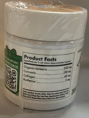 Miniatura 126 de Allergy Relief Chews for Dogs & Immune & Digestive Supplement with Wild Salmon Oil Kelp Colostrum Turmeric Probiotics & Bee Pollen for Seasonal