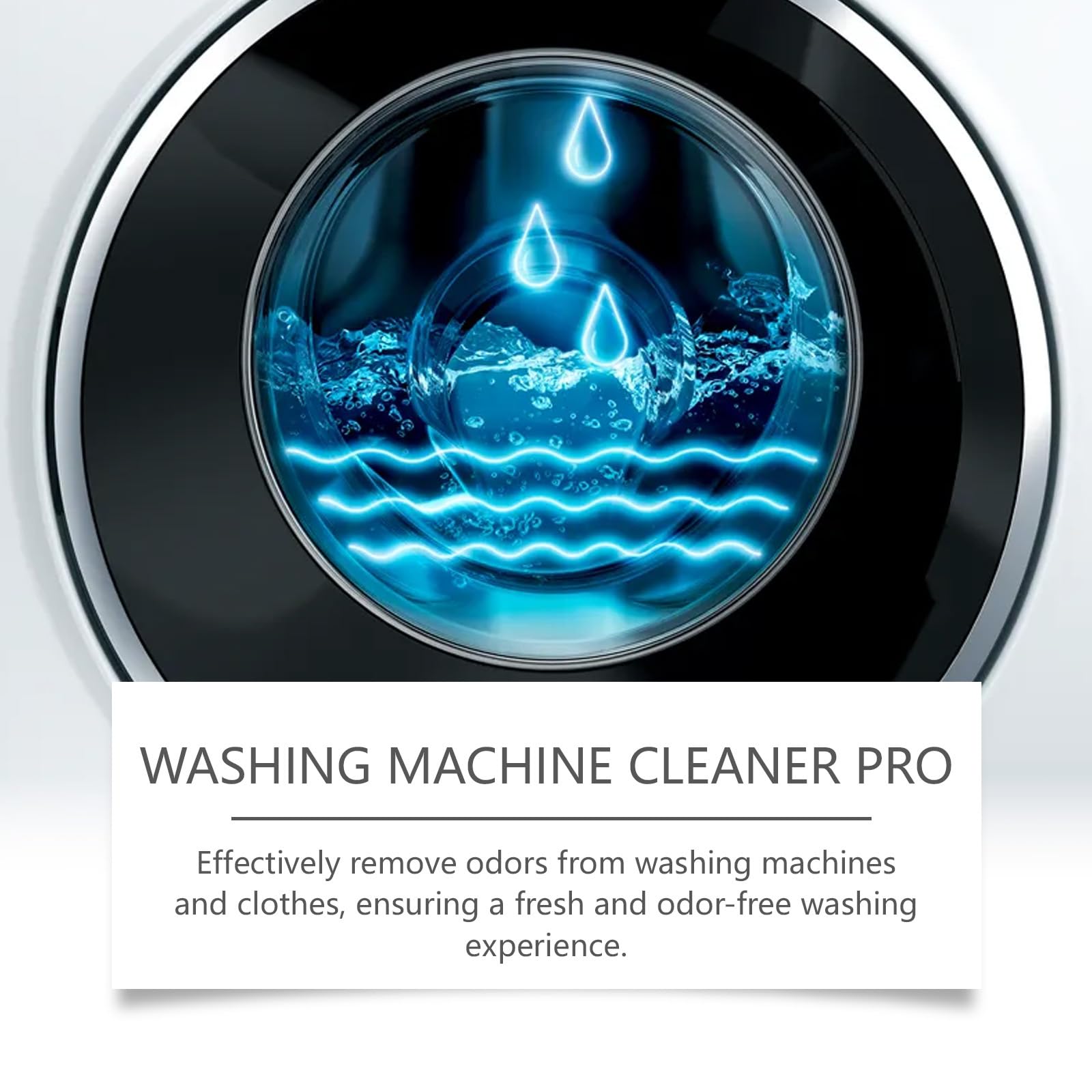 PrimeDrum Washing Machine Cleaner Tablets, Natural Mild Washer Care Tabs, Universal for Front Load & Top Load Washing Machine, Freshen Internal Drum & Remove Residue for Household Daily Use (3pc)