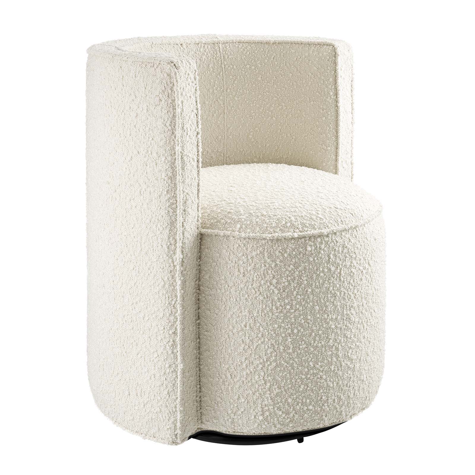 Sillón Giratorio Tela Bouclé Menta miniatura 7