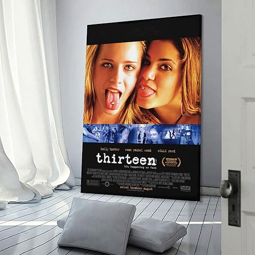 Miniatura 3 de Póster de 13 películas, arte de pared de los años 90, decoración estética para dormitorio, póster de impresiones de pintura decorativa, lienzo de