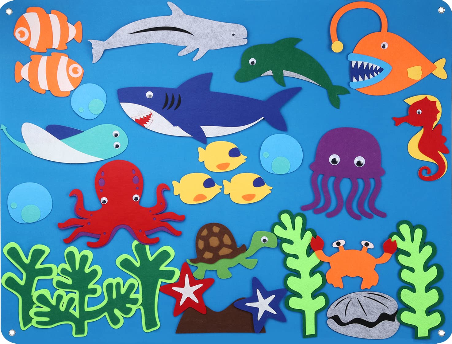 Buy Crafty Toyz Ocean Animals Felt Board Set Toddler Sea Creatures
