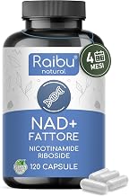 NAD+ Supplement - 300 mg Nicotinamide Riboside per Capsule, 4 Months Supply - NAD Booster - Energy and Reduction of Fatigue - Nervous System Support - 120 Vegan Capsules
