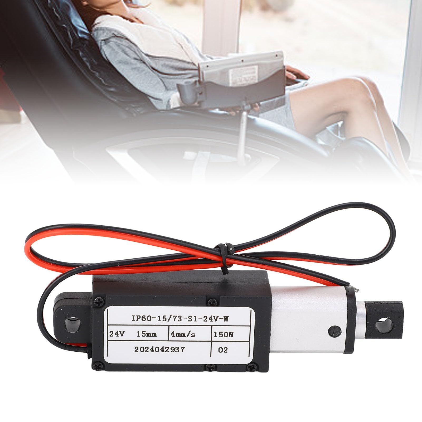 Mini Attuatore Lineare Elettrico, 24 V 150 N 15 Mm Corsa 4 Mm/s