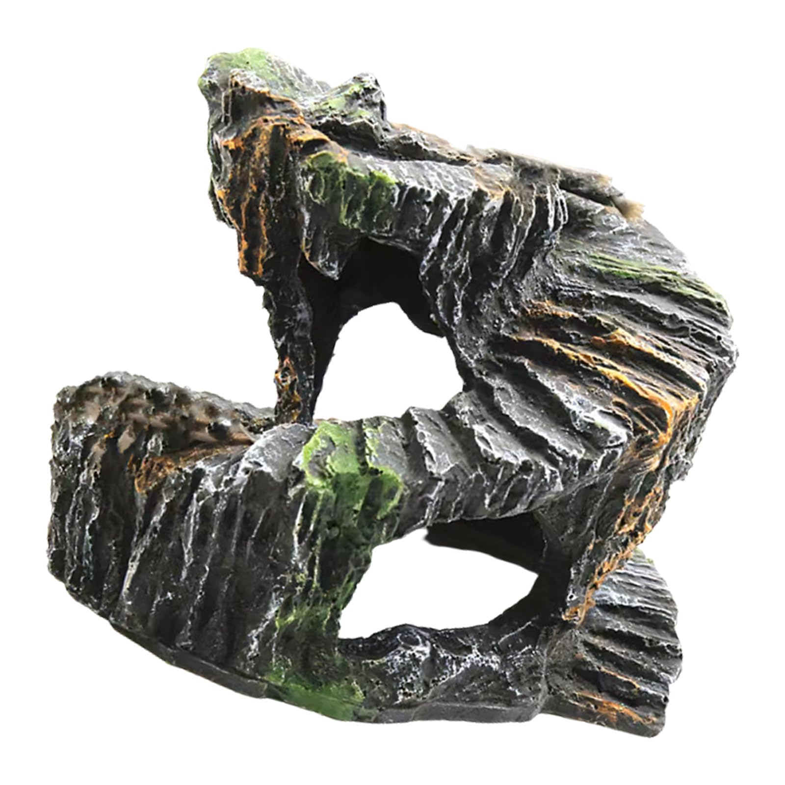 LUCKGONI Turtles Basking Platform For Aquarium Decoration Resin Hideouts Place For Fish And Reptiles Tanks Landscape Accessories