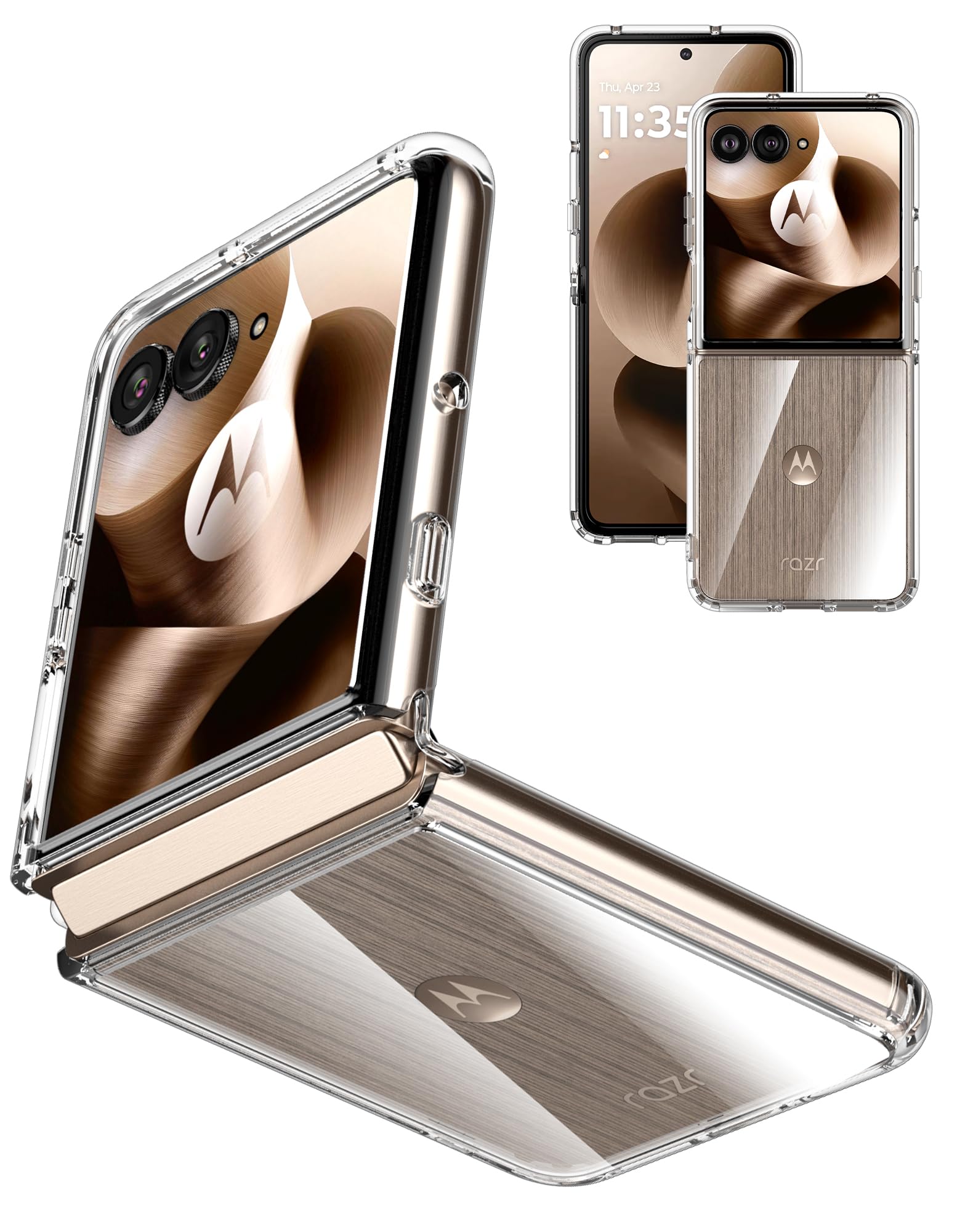 Coque Motorola Razr 60 Ultra Avec Support - Fibre De Carbone Anti-choc - Support Magnétique 360° Et Charge Sans Fil